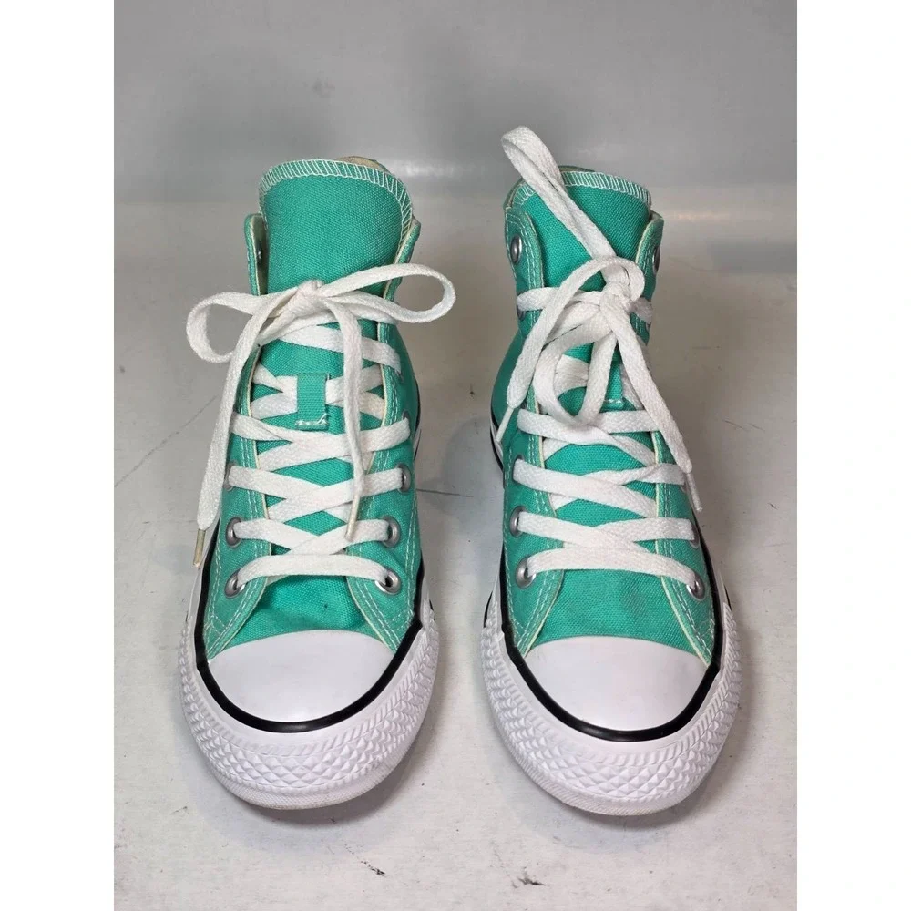 Converse Chuck Taylor All Star Men's Sneakers Size 4 Women's 6 Teal Hi Top Shoes - Picture 7 of 15